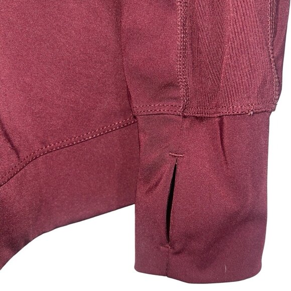 Women's Tangerine Burgundy Athletic Jacket Size M - Picture 4 of 7